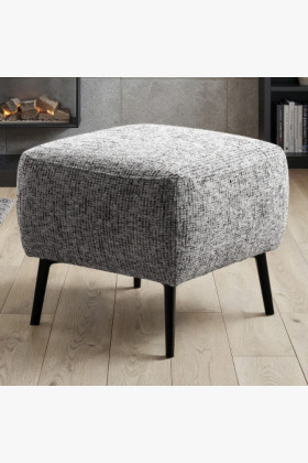 Massivholz Hocker TALVI – Design Fußhocker für Wohnzimmer